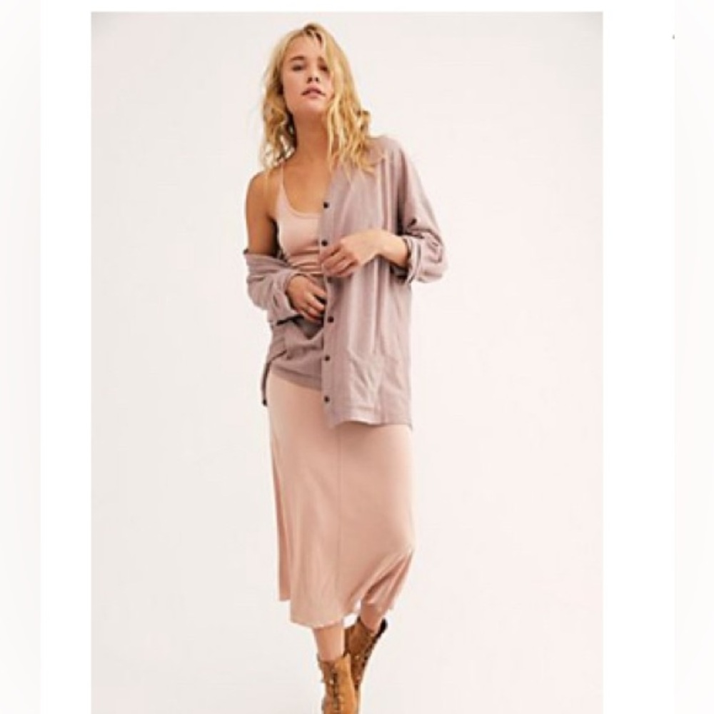 Free People Take a Walk Cardi. Lavender.